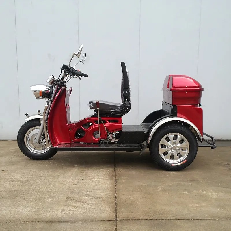 110cc Three Wheel Motorcycle Gas Trike with Rear Box