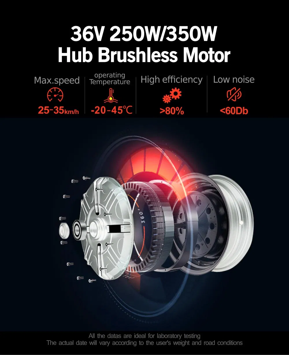 20 Inch Lightweight City Electric Folding Bike for Adults