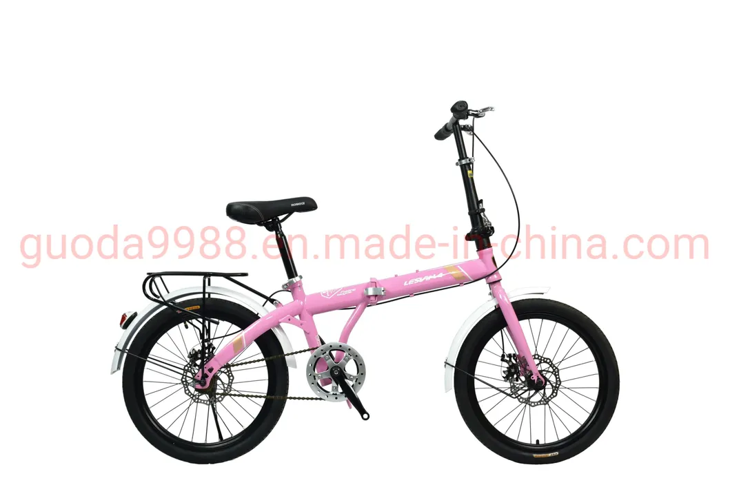 20-Inch Steel Frame Folding Bike for Adult Mini Bike
