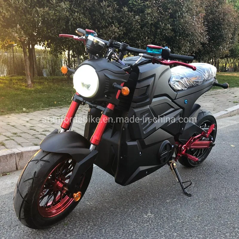 2020 M6 New Super Power 2000W 3000W Hub Motor 72V Fast Adult Electric Motorcycle for Sale