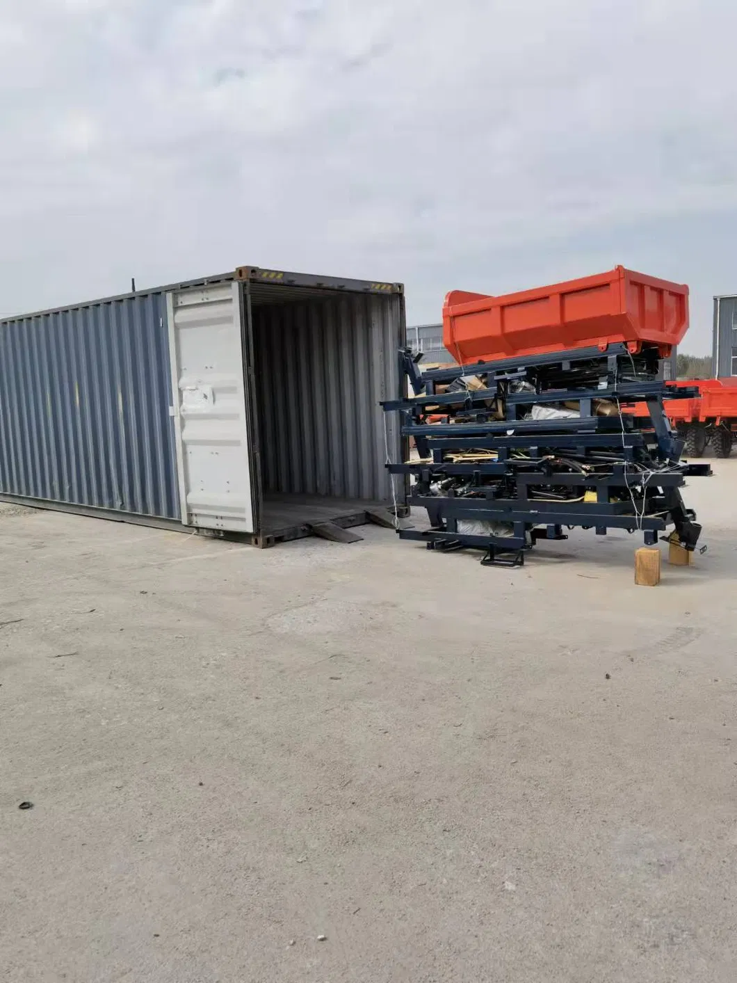 2021 Export to Peru, Ecuador, Africa 3 Wheels Dumper, Stronger Mini Dump Truck with Double Shock Absorption