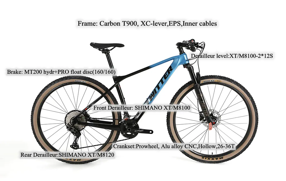 2021 Fast Delivery Factory OEM Men MTB Carbon Bicycle Moutain Bike Bicicleta Montañ a 29er