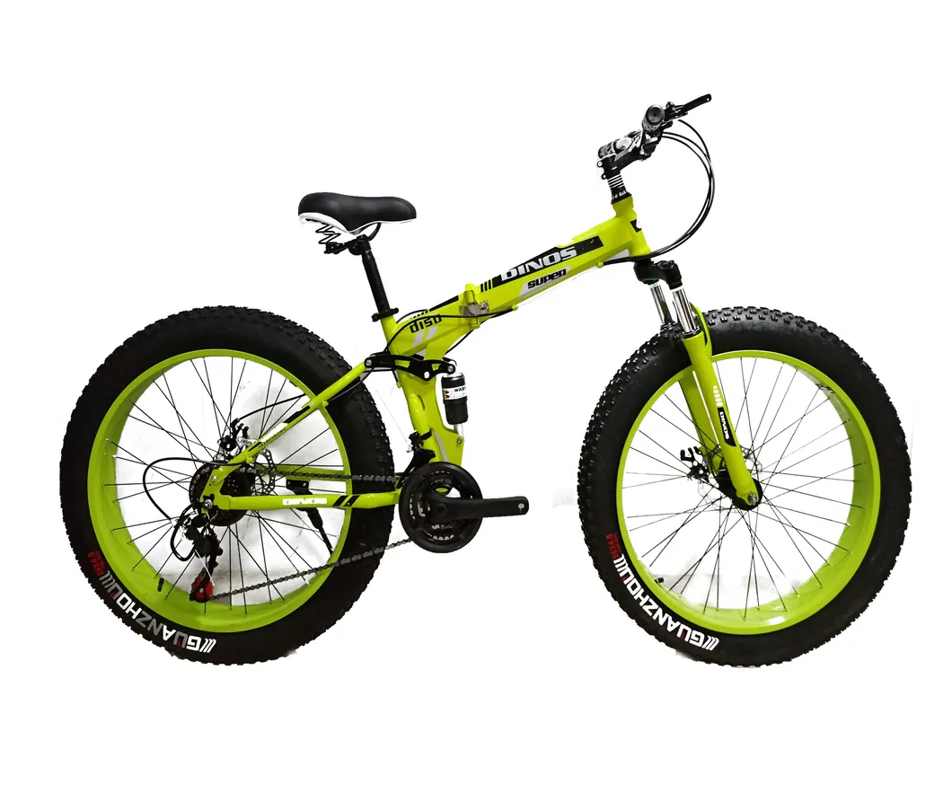 2021 New Model 26*4.0 Folding Bike Mountain Bicycle with Gear