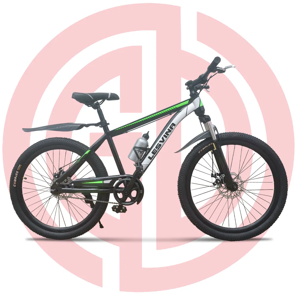 24 Inches Steel Mountain Bicycle with Suspension Fork Road Bike