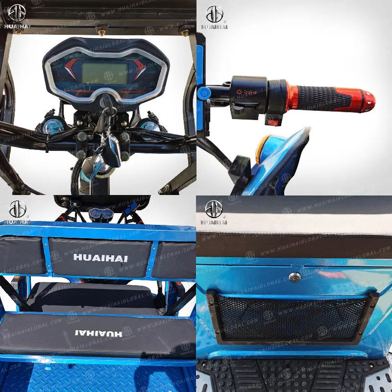 24 Tube Controller 150km Mileage Three Wheel Electric Motorbike