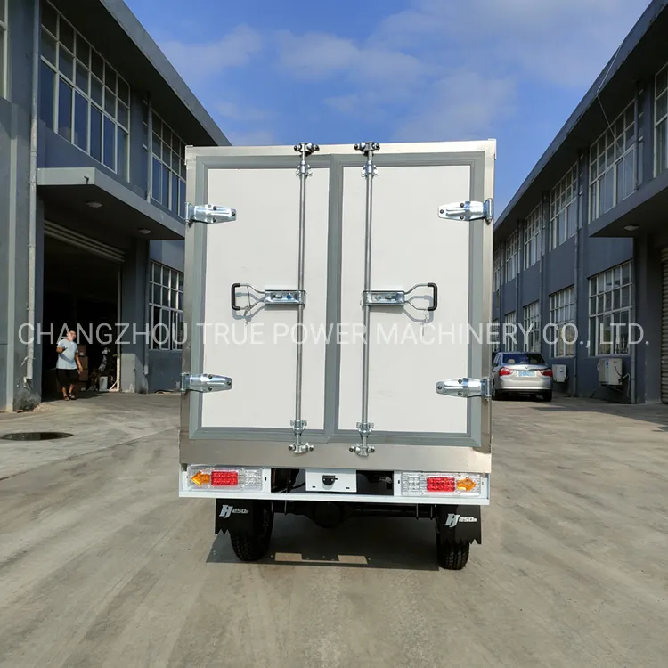 250cc Motorized Tricycle for Cargo with Insulation Enclosed PU Box