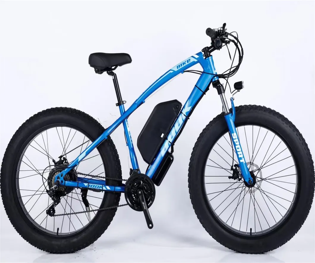 26*4.0 750W 1000W Big Power Fat Tire Electric Mountain E Bike/Snow Bike/Electric Bicycle with CE