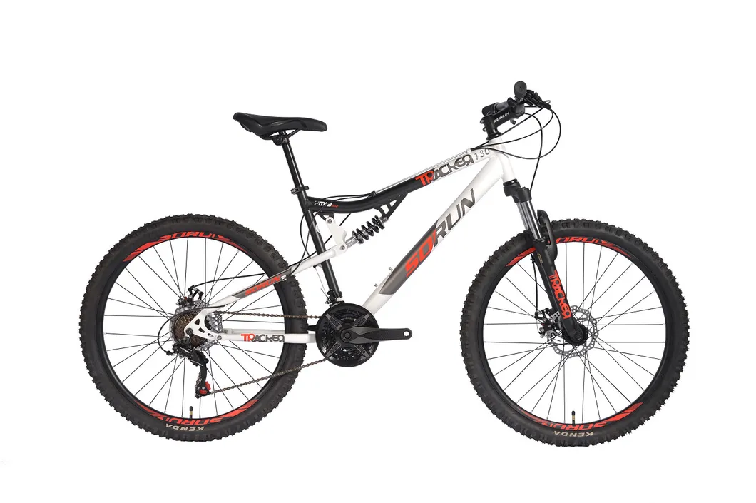 26" Steel Frame Full Suspension 21speed Mountain Bike
