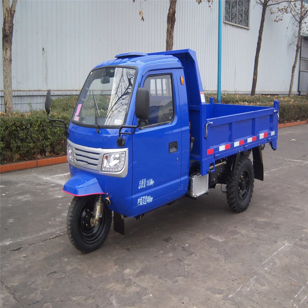 3 Tons Dump Trike with Sunshade Roof and Self-Unloading Cargo Box