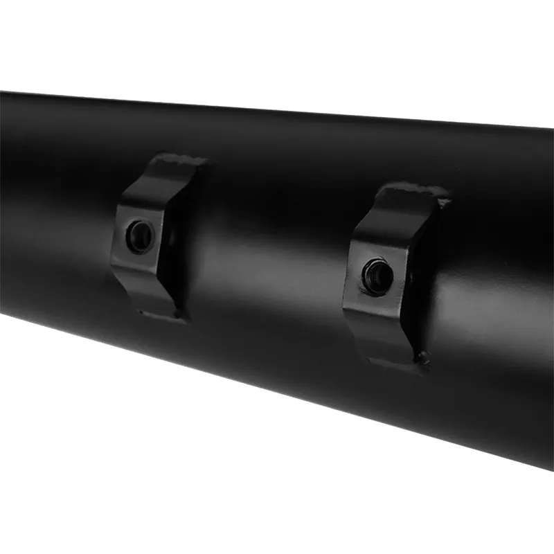 4" Megaphone Muffler Dual Exhaust Pipes for Harley Touring Road King Glide 95-16