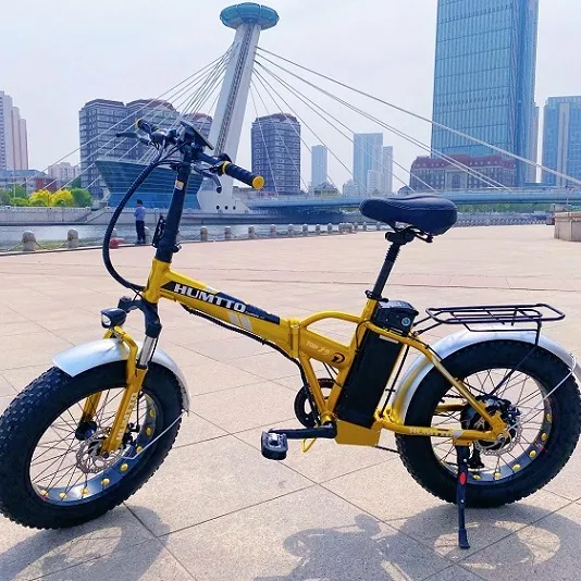 48V 250-1000W China Manufacture 26 2 Wheel Inch off-Road Electric Folding Lithium Battery Electric Fat Tyre Bike/Bicycle