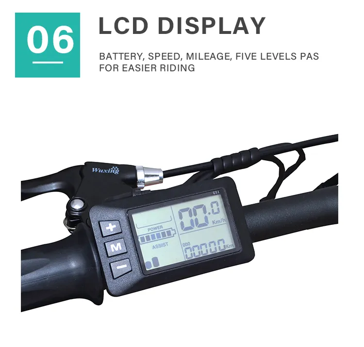 48V13ah 750W Motor City Lightweight Electric Assist Bike PAS Range 80km