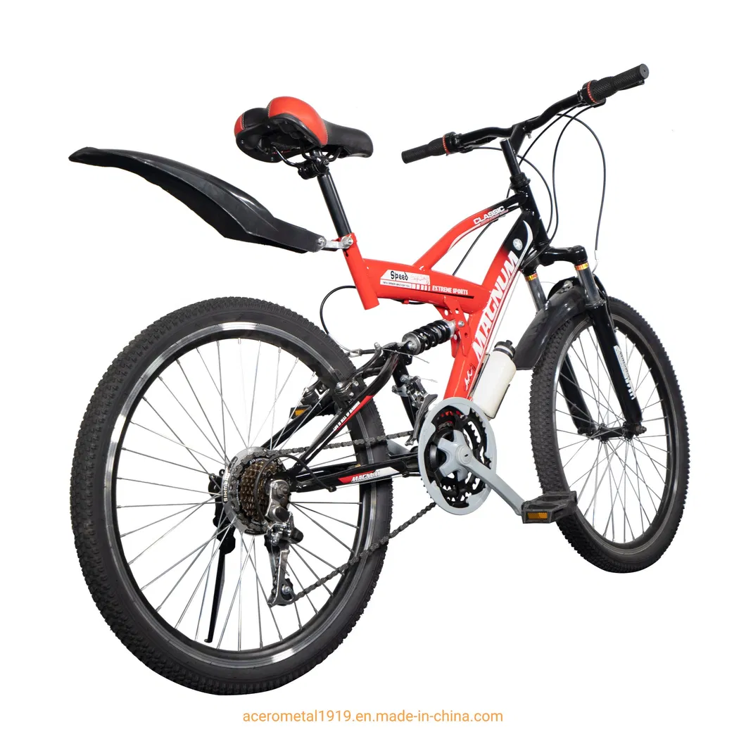 Adult Sport Men Women China Factory 26" Carbon Steel&Aluminum Mountain Bike OEM Wholesale 21 Speed V- Break Customized Acceptable MTB Bike Mountain Bicycle