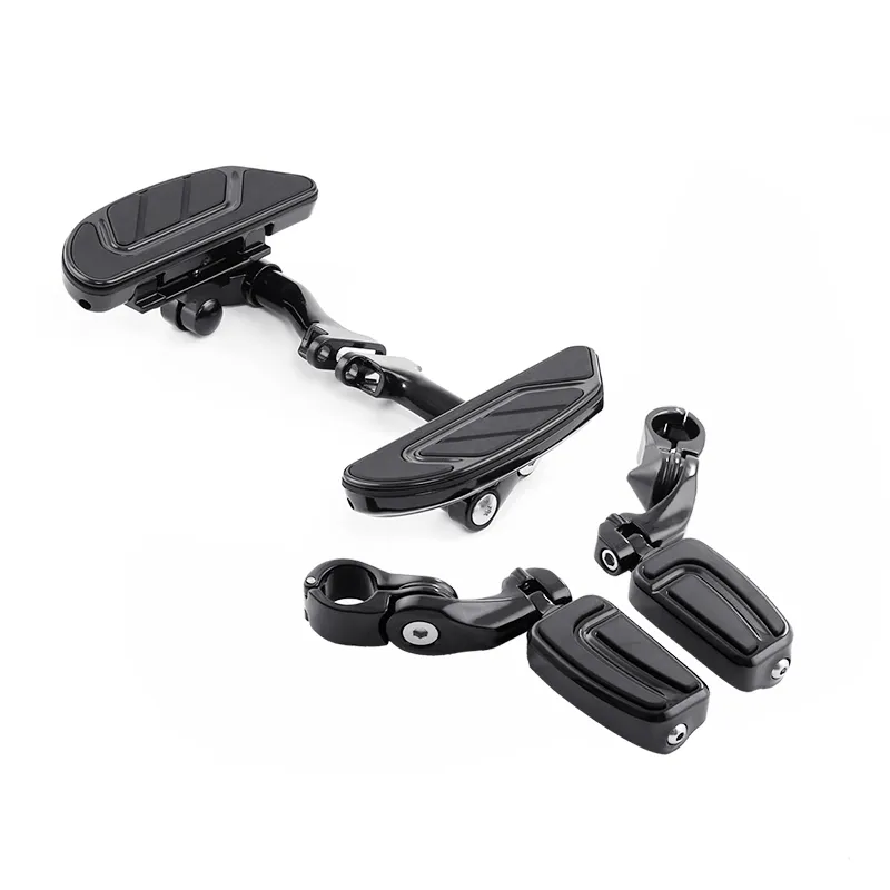 Airflow Footboard Short Angled Mount Footpeg Footrest Fit for Harley Touring