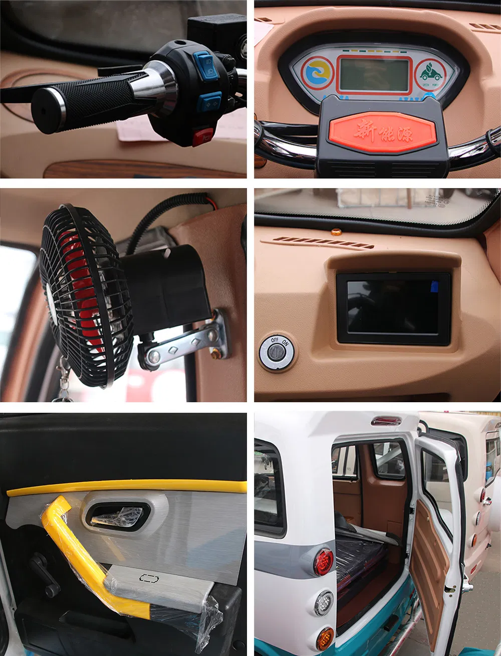 Al-Bj Battery Electric Rickshaw Electric Tricycle for Sale