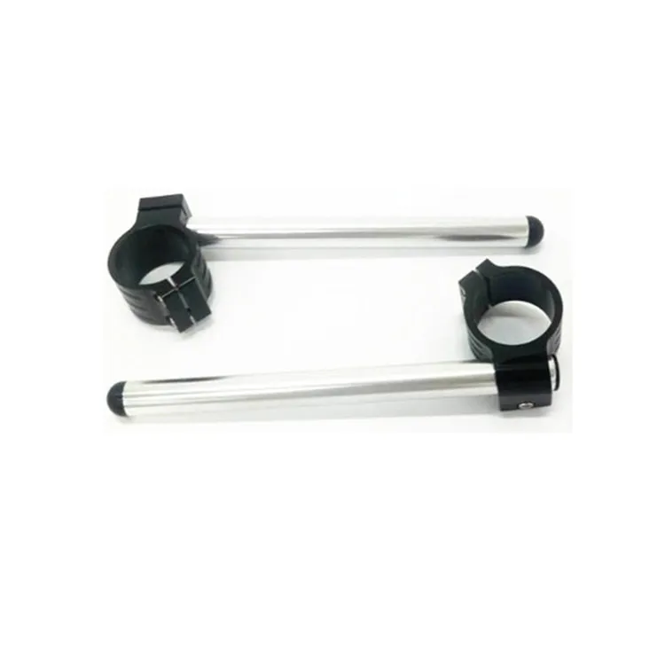Anodizing Motorcycle Aluminum CNC Machined Clip on Handle Bar.
