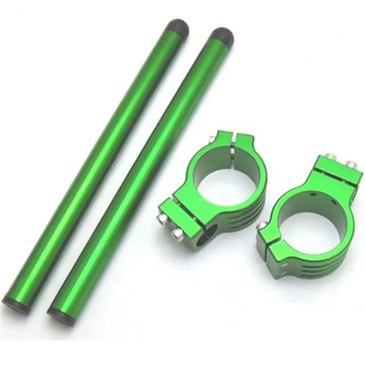 Anodizing Motorcycle Aluminum CNC Machined Clip on Handle Bar.