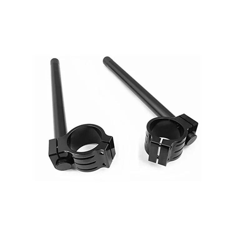 Anodizing Motorcycle Aluminum CNC Machined Clip on Handle Bar.