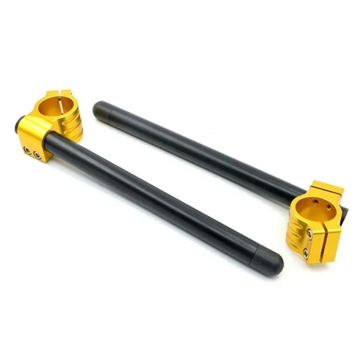 Anodizing Motorcycle Aluminum CNC Machined Clip on Handle Bar.