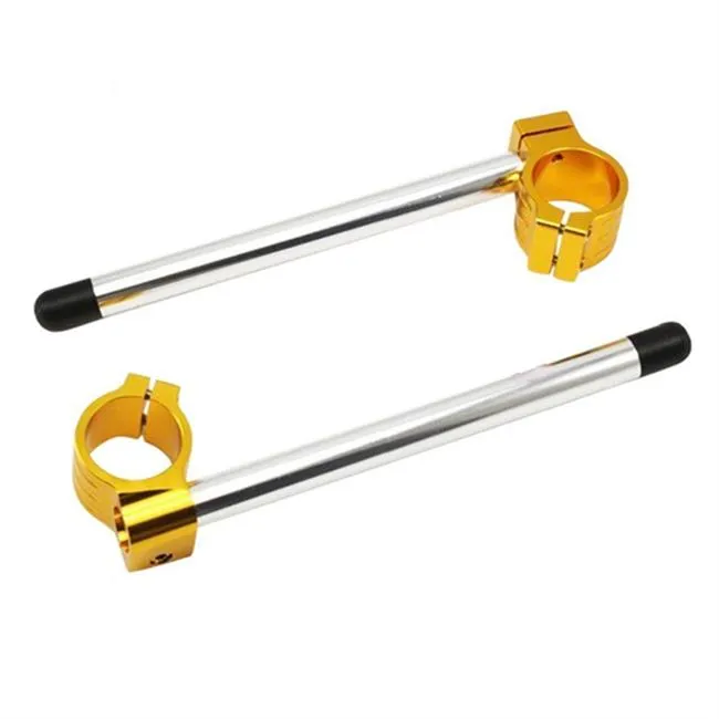 Anodizing Motorcycle Aluminum CNC Machined Clip on Handle Bar.