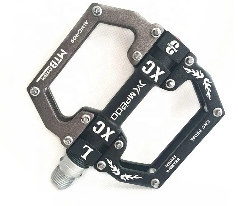 Anti-Slip Cleats Pegs Crank Flat Aluminum Alloy Bicycle Pedal