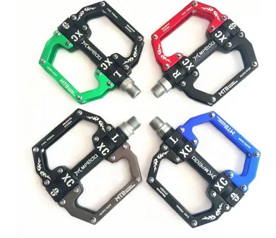 Anti-Slip Cleats Pegs Crank Flat Aluminum Alloy Bicycle Pedal