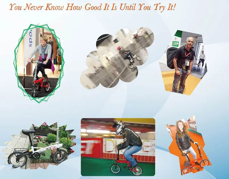 CE Approved OEM Customized Front Drive Pedal Assist Mini Pocket Foldalbe E Bike with Lithium Battery
