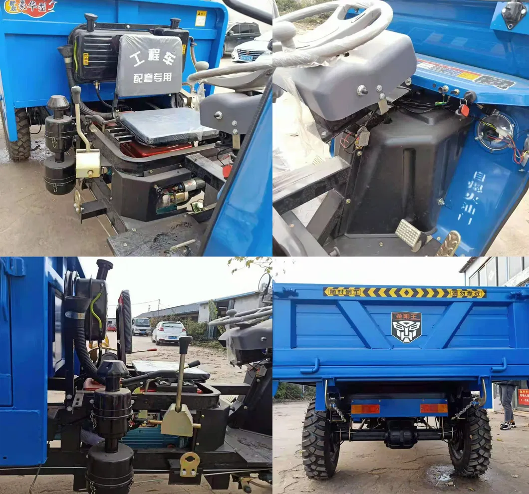 China Manurfactory Mini Diesel Truck Mini Dumper with Three Wheel for Goods Loading
