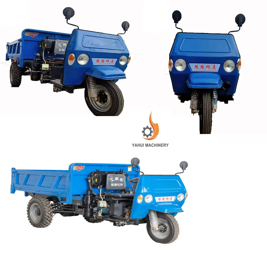 China Manurfactory Mini Diesel Truck Mini Dumper with Three Wheel for Goods Loading