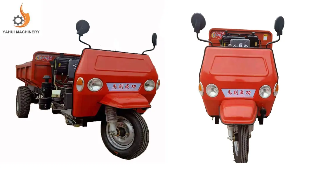 China Manurfactory Mini Diesel Truck Mini Dumper with Three Wheel for Goods Loading