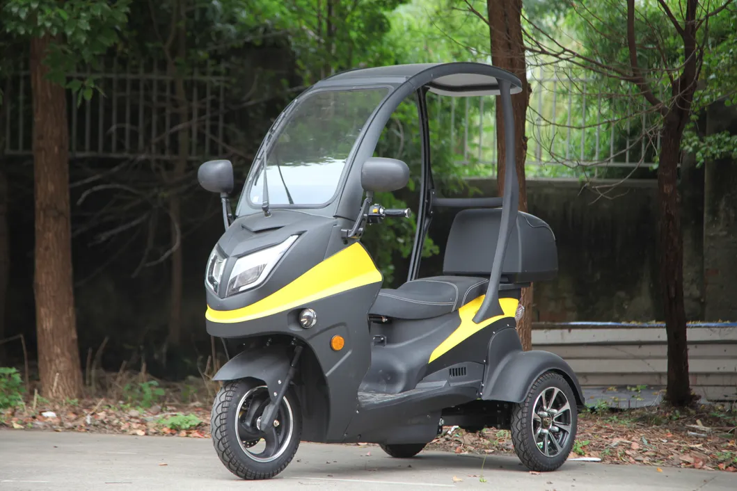 Closed Cargo Tricycles>Electric Lithium-Ion Henan 3 Wheel with Solar Energy Food Truck for Sale Motorized Citycoco 2 Side Best Electric Covered Tricycles