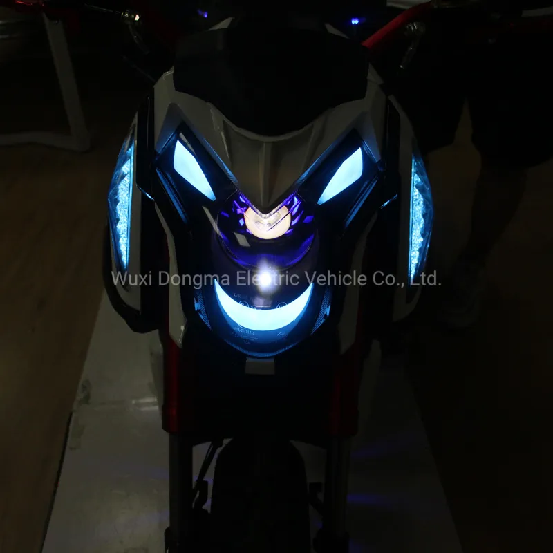 Dongma New Fashion High Speed Adult Electric Motorcycle with 2000W Emotos