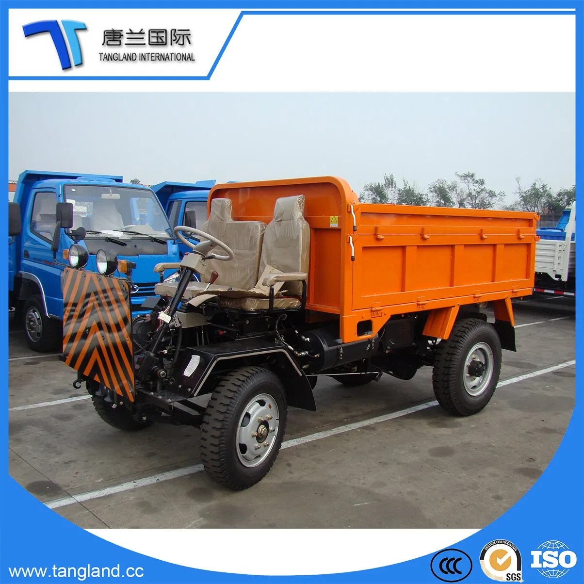 Dumper Tricycles for Mining with Large Carrying