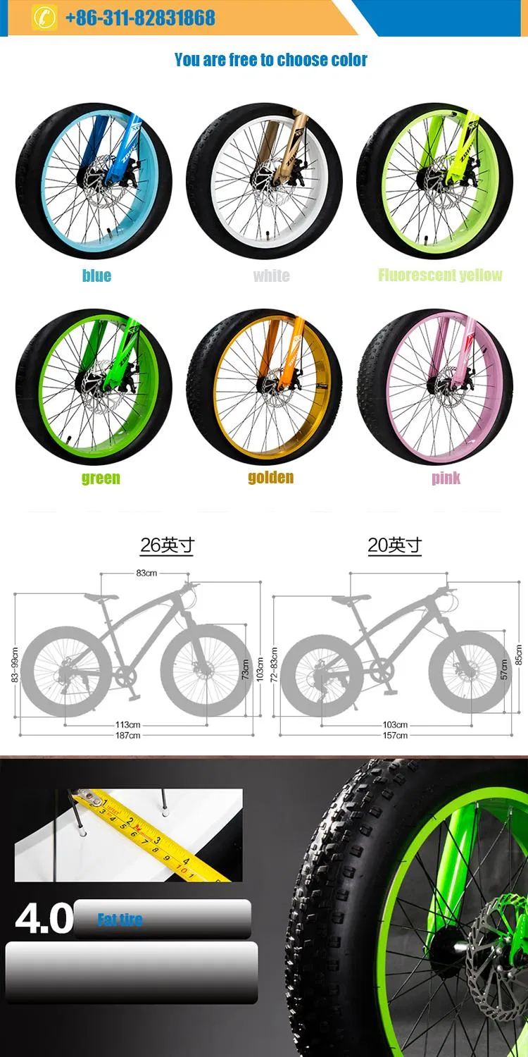 Economic and Efficient Fat Bike 26inch