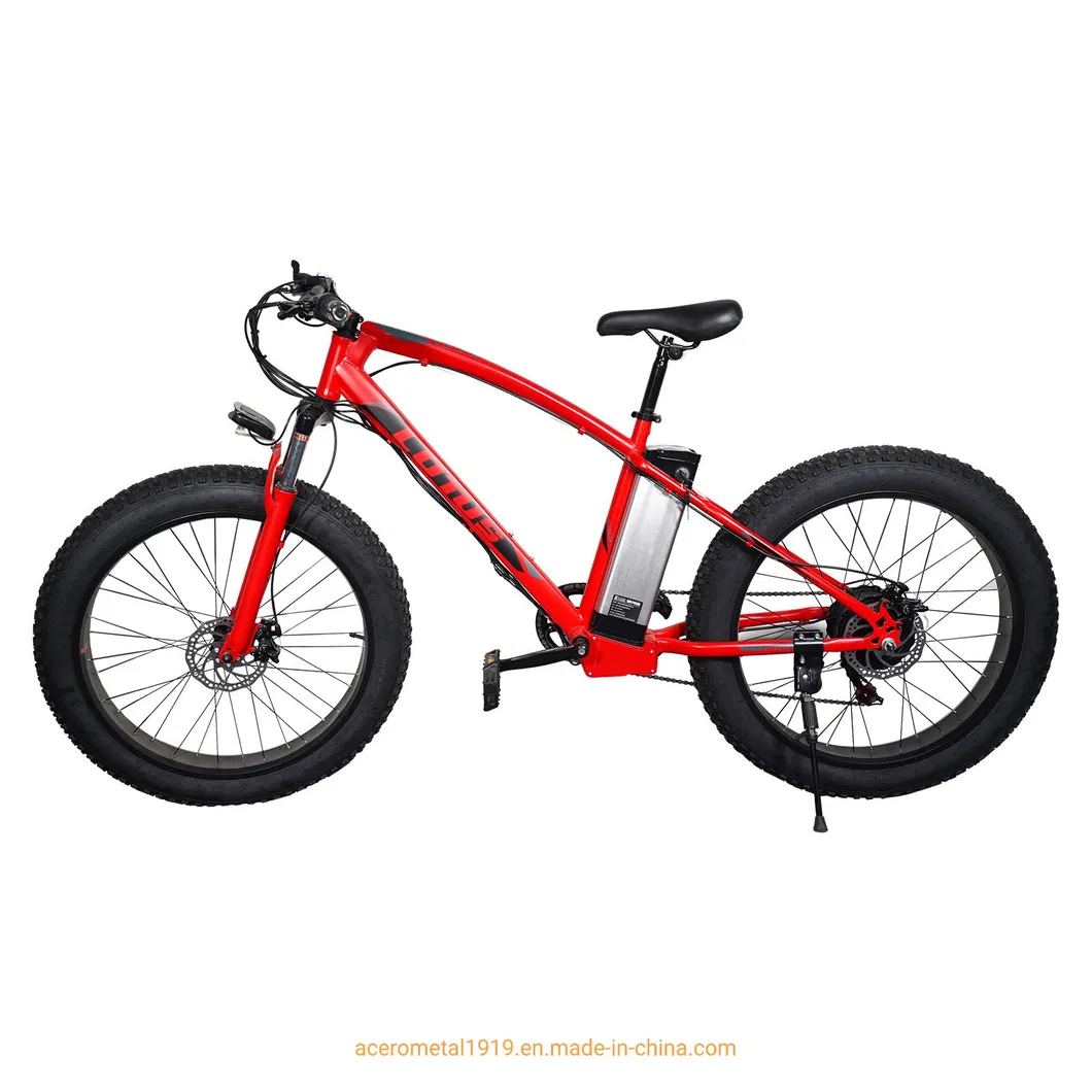 Electric Fat Tyre Mountain Bike China Factory 48V Battery Higher Quality 26 Inch Color Customized Wholesale Changeable Acceptable Mountain Bicycle for Adult Men