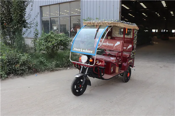 Electric Rickshaw for Bangladesh Market---Misuk, Passenger Rickshaw, Tuk Tuk. E Rickshaw, Obv, Electric Rickshaw Tricycle, Passenger Tricycle, Electric Tricycle