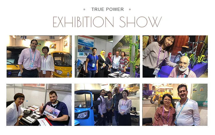 Enclosed PU Box 250cc Gasoline Cabin Tricycle for Food Delivery