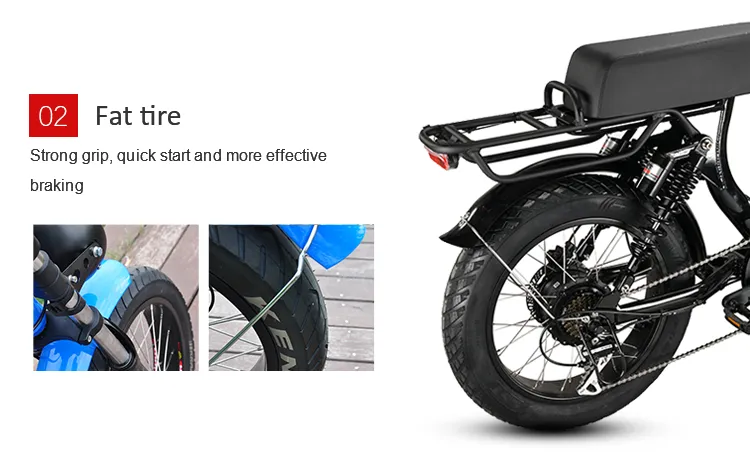 EU Warehouse Adult Fat Tyre Easy Rider 48V 1000W Electric Bike
