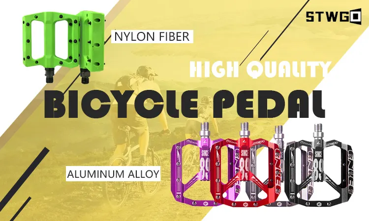 Factory Price Black Color Aluminum Machined Bicycle Pedals