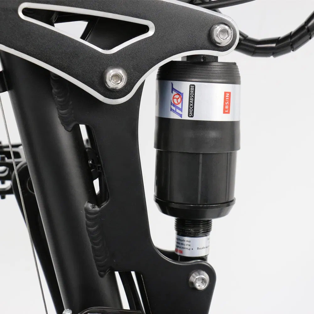 Full Suspension Electric Mountain Bike Folding Bicycle 48V 500W Hidden Battery