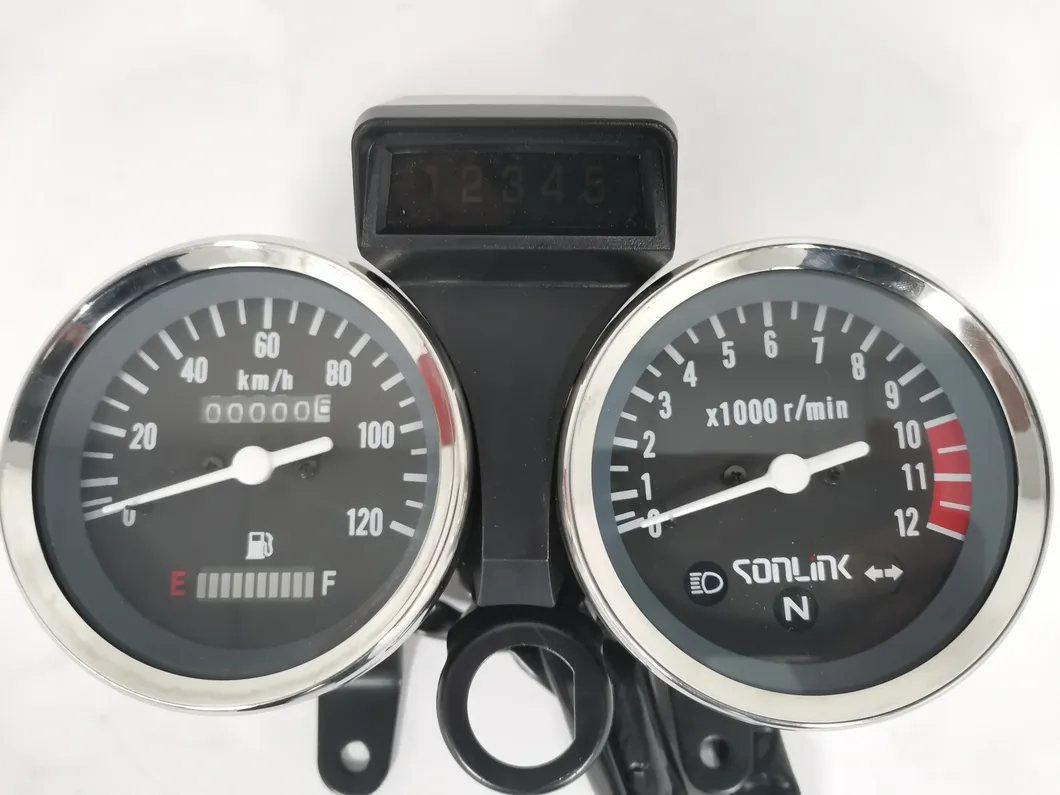 Gn125/150 Motorcycle Speedmeter ABS 12V Instrument Meter Motorcycle Spare Parts