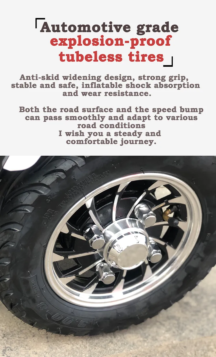 Handicapped Scooters CE Approved 3 Wheel Open Passenger Adult 3 Wheel Electric Tricycle