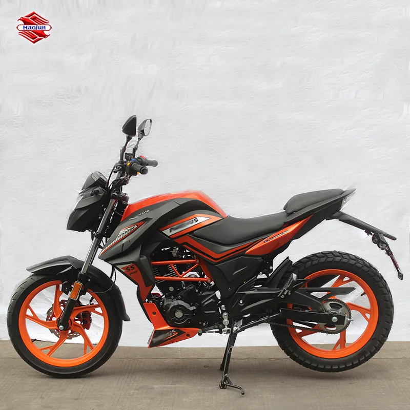 Haojun Ak150cc Adult Motorbikes Scooters Gasoline Gas Fuel Systems 150cc Cruiser Motorcycle