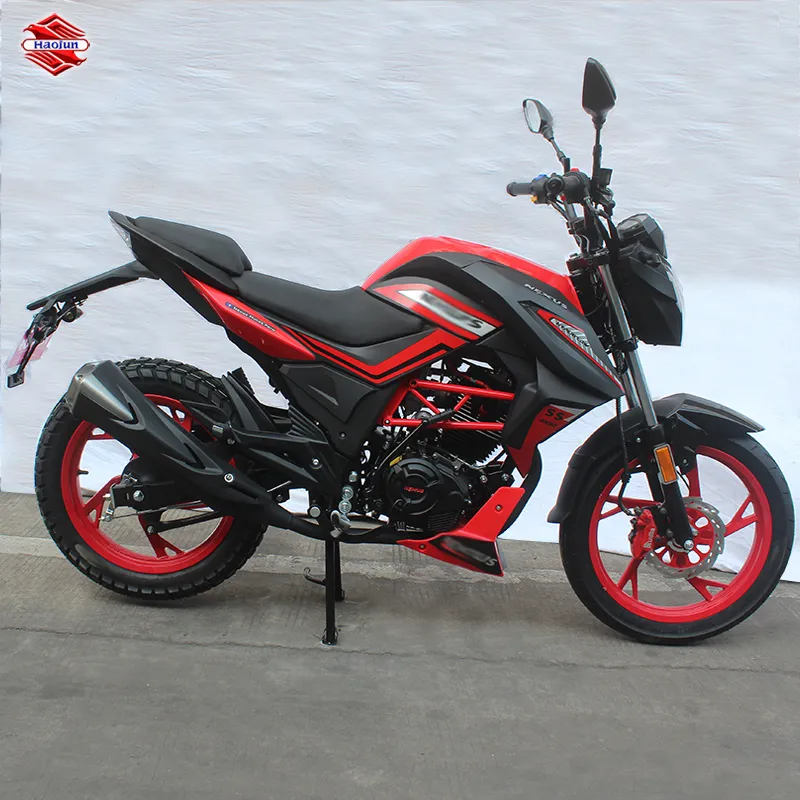 Haojun Ak150cc Adult Motorbikes Scooters Gasoline Gas Fuel Systems 150cc Cruiser Motorcycle