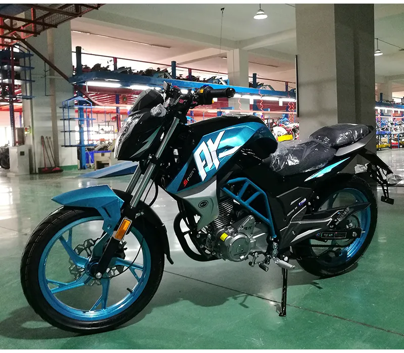 Haojun Ak150cc Adult Motorbikes Scooters Gasoline Gas Fuel Systems 150cc Cruiser Motorcycle