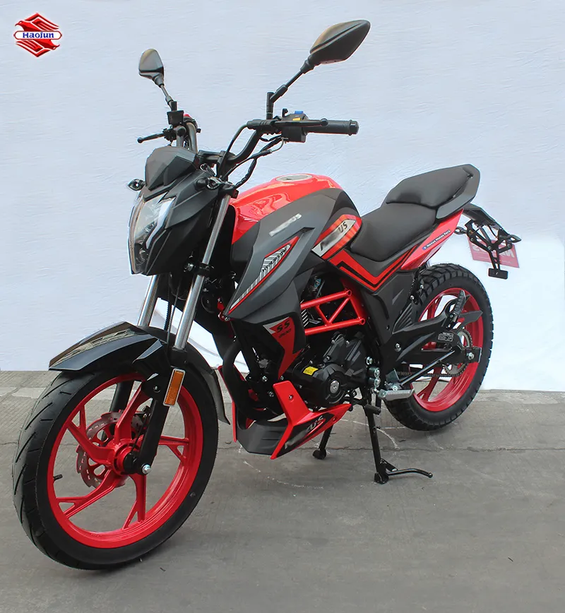 Haojun Ak150cc Adult Motorbikes Scooters Gasoline Gas Fuel Systems 150cc Cruiser Motorcycle