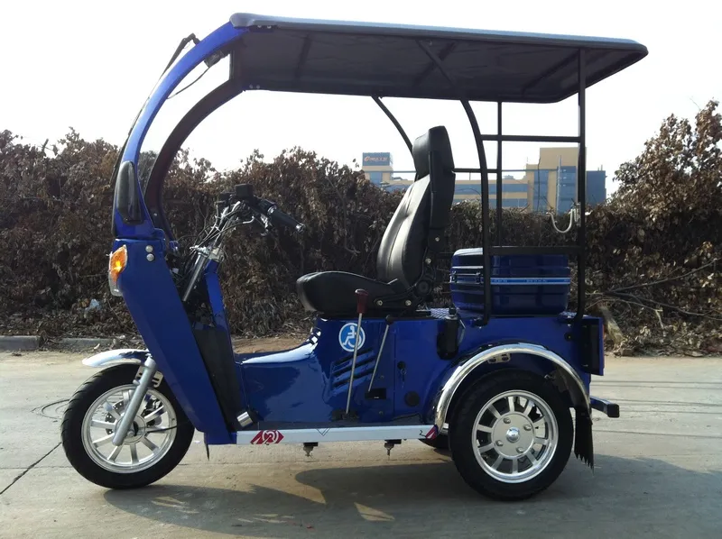 High Quality 110cc Three Wheel Handicapped Motorcycle/Scooter