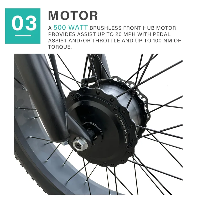 High Quality E-Bike 3 Wheel 48V 500W 750W Electric Fat Tire Tricycle Fat Tyre Electric Trike