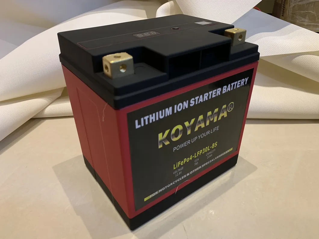 High Quality LiFePO4 LFP30L-BS/Ytx30L-BS Lithium Motorcycle Battery
