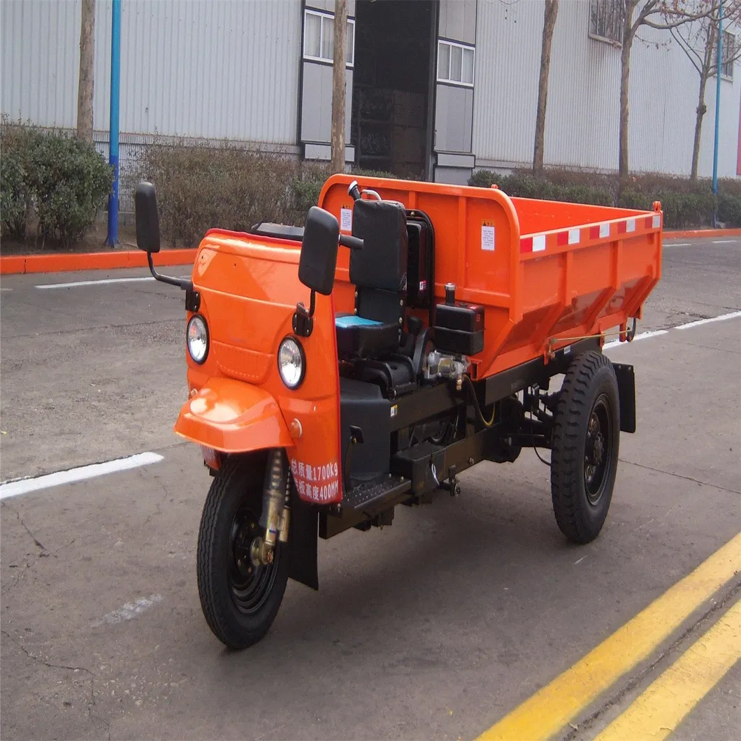 High Quality Mine Three-Wheelers Vehicle, Cargo Tricycle for Gold Mining
